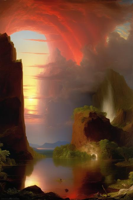 00387-1206419672-_lora_Thomas Cole Style_1_Thomas Cole Style - Frederic Edwin Church Madness.png